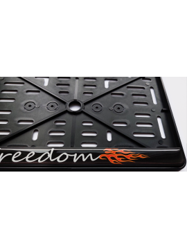 Мото рамка - c силиконовой наклейкой - FREEDOM 150 x 250 мм  